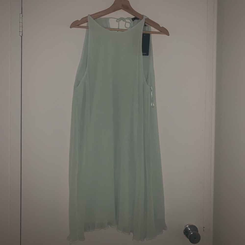 Mango Mint Halterneck Dress